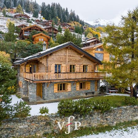 L'Alouvy Winter Dream Chalet For Family At Verbier Villa Exterior foto