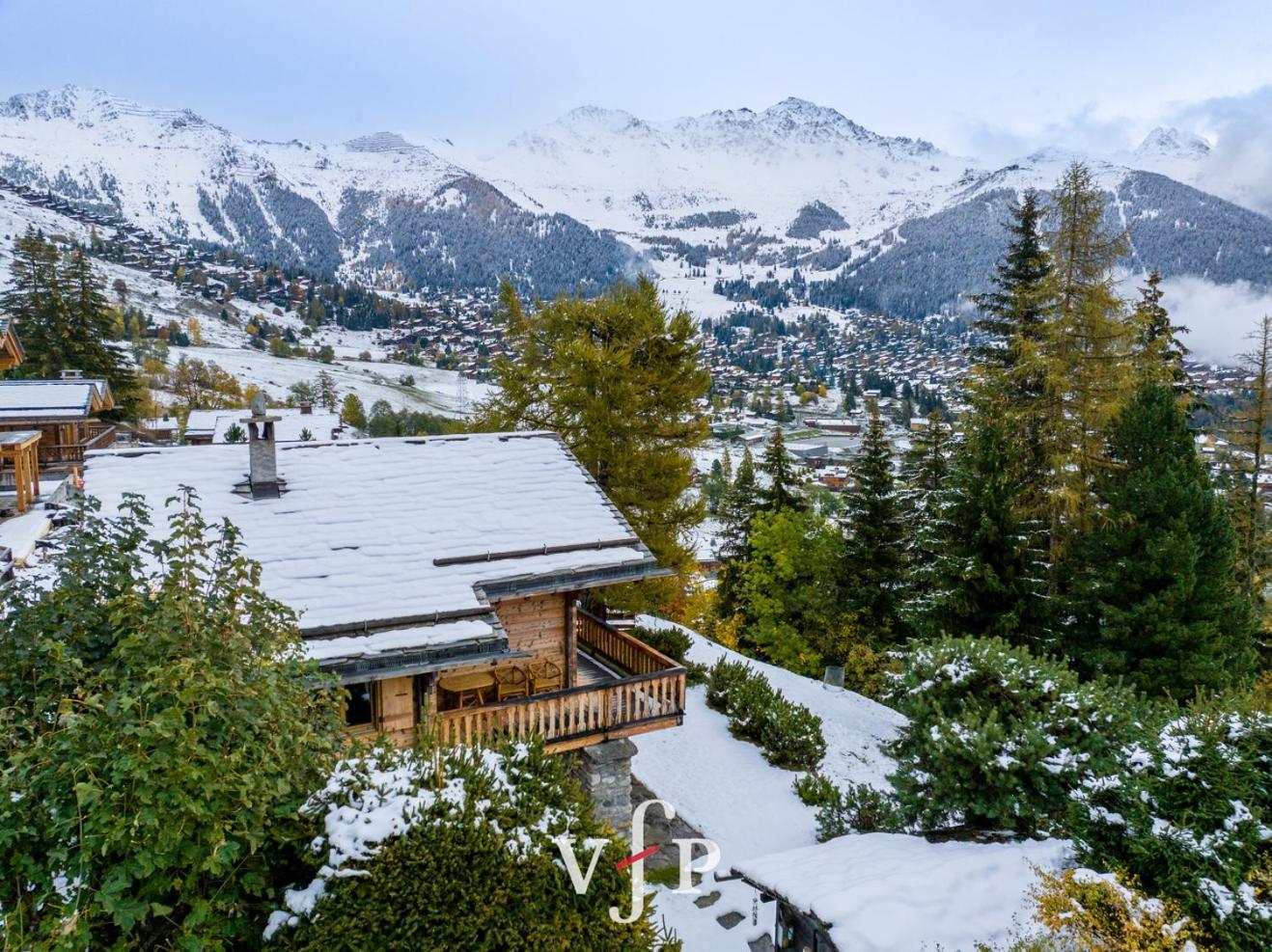 L'Alouvy Winter Dream Chalet For Family At Verbier Villa Exterior foto