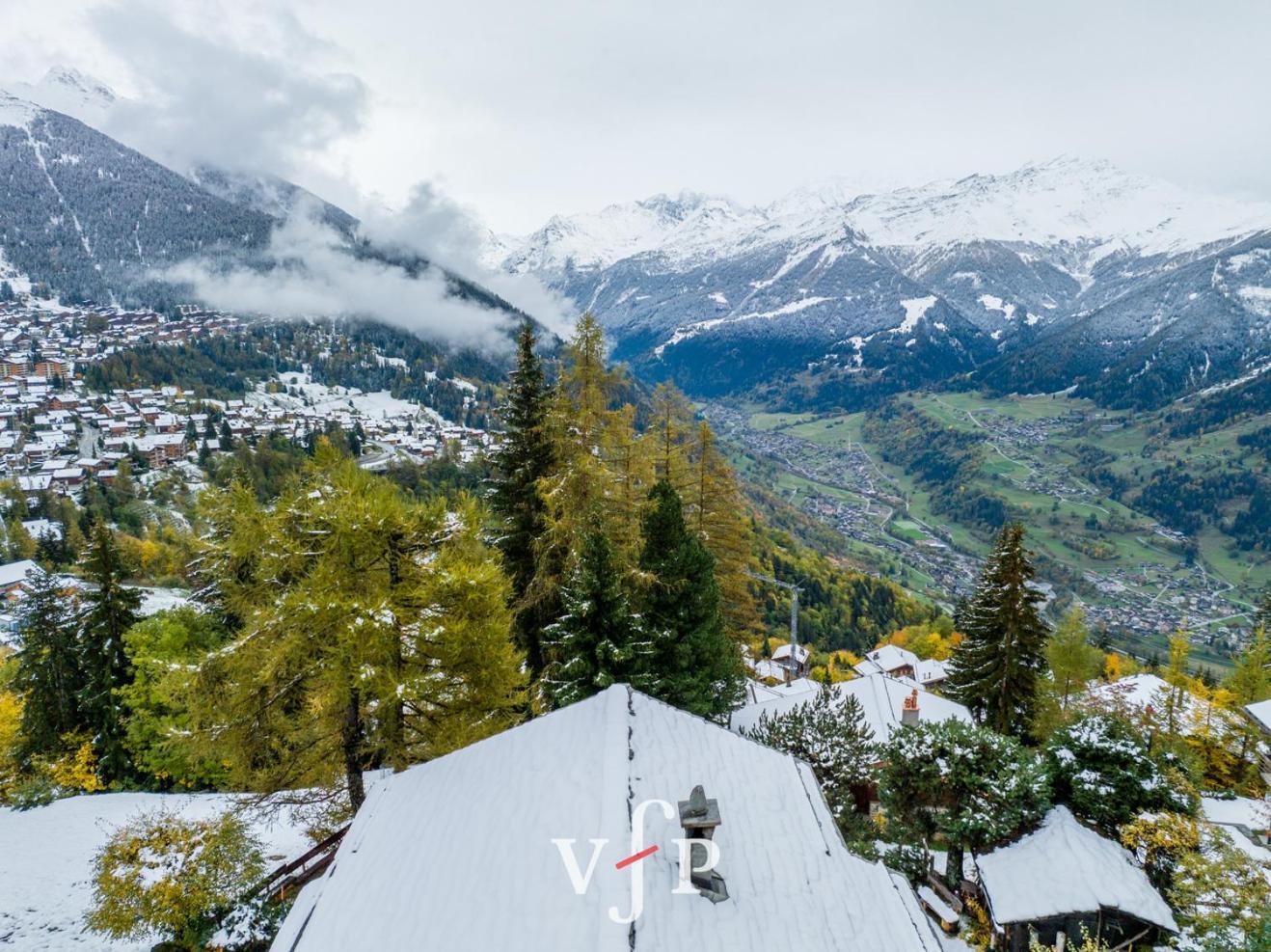 L'Alouvy Winter Dream Chalet For Family At Verbier Villa Exterior foto